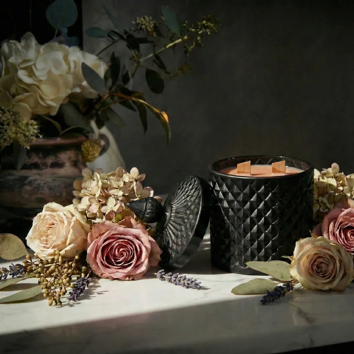 Mystique Oud by The Bee Empress — luxury beeswax Candle