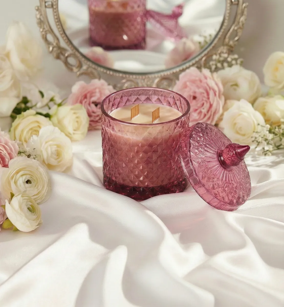 Mystique Bloom by The Bee Empress — luxury beeswax Candle
