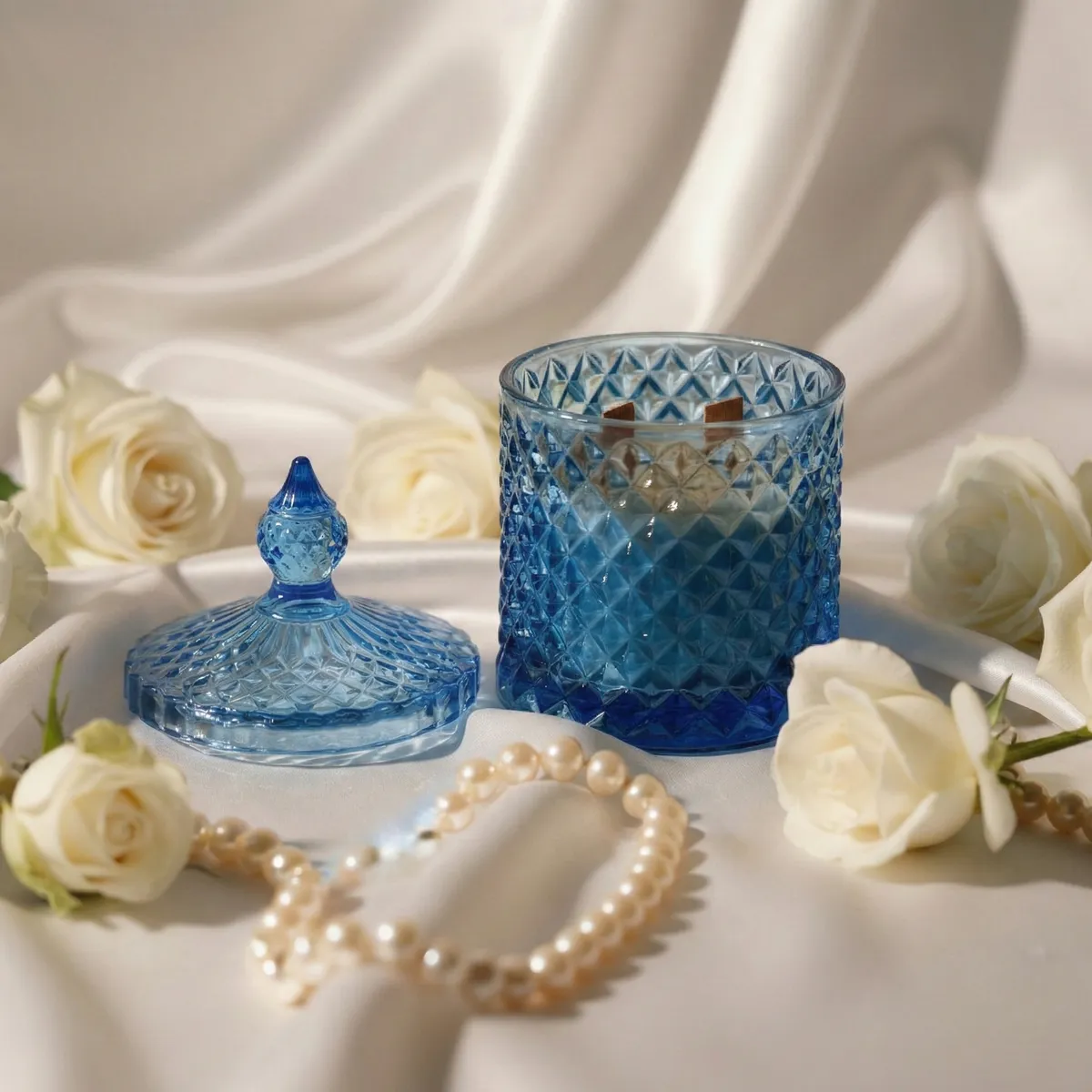 Ocean Bloom by The Bee Empress — luxury beeswax Candle