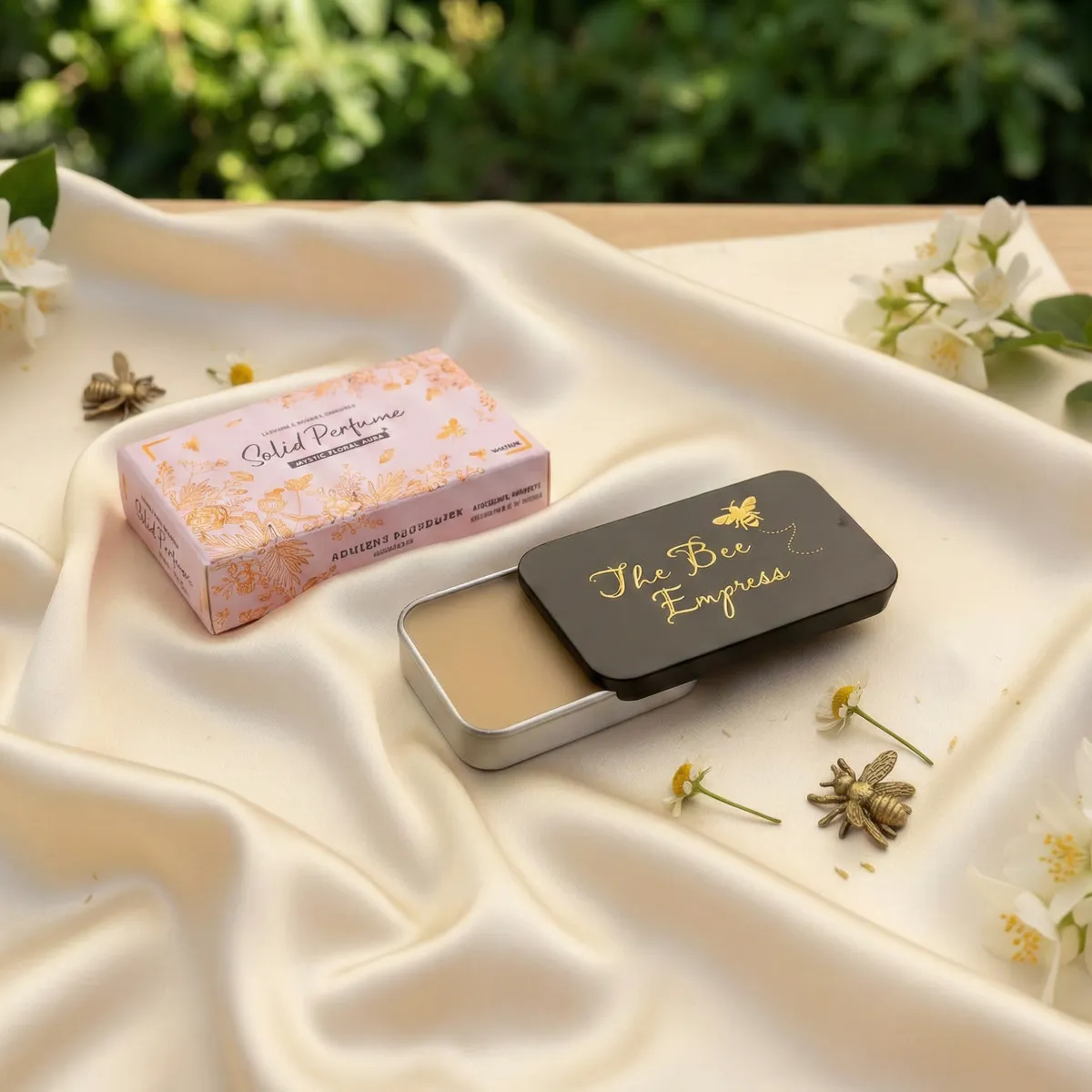 Ancient Essence Musk by The Bee Empress — luxury beeswax Solid Perfume